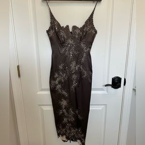 Mandalay Midi Brown Dress